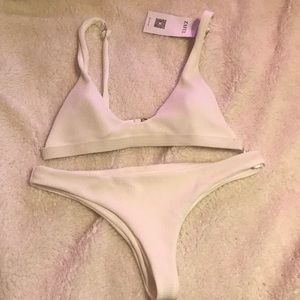 White Zaful Bikini